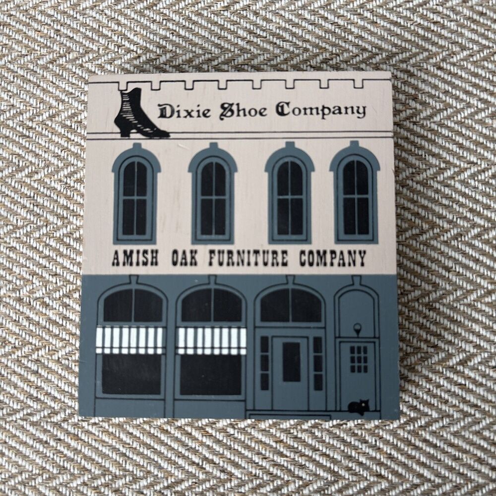 The Cat’s Meow 1987 Dixie Shoe Company Amish Oak Furniture‎ Company